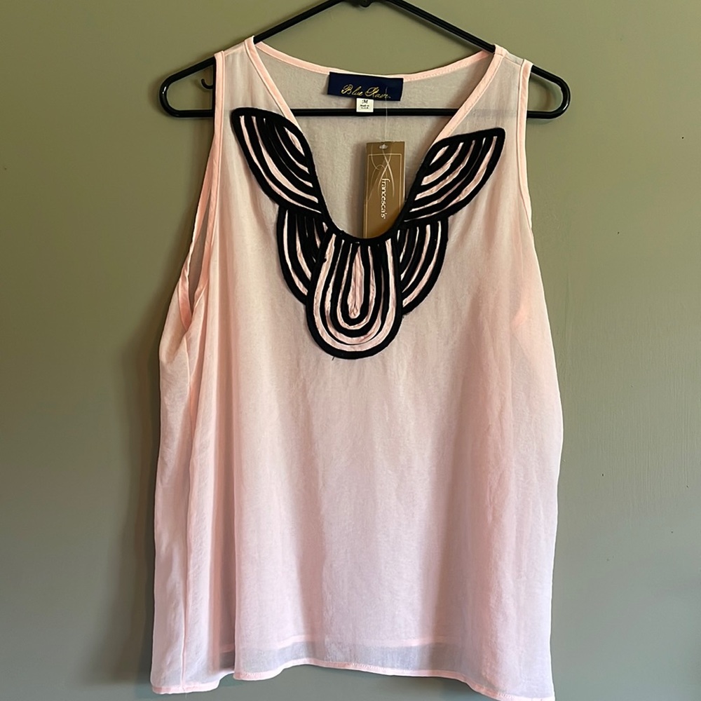 Blue Rain | Blush Tank Top | size M